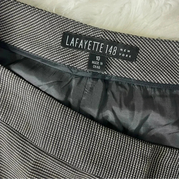 Lafayette 148 New York Wool Trouser Pants Size 10 - Picture 6 of 7